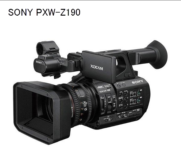 J05-08J62 ＜ビデオカメラ＞ 撮影中にカメラ(SONY PXW-Z190)が録画状態 